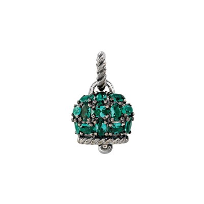 Ciondolo Et Voilà Campanelle Argento verde [04e7cc25]