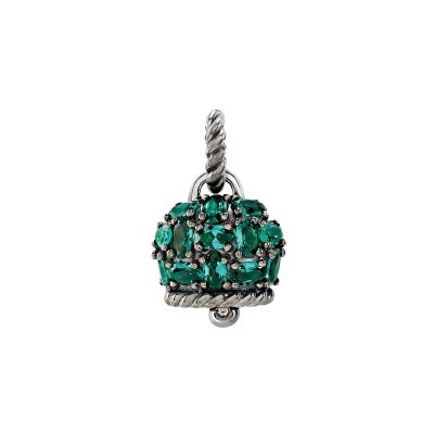Ciondolo Et Voilà Campanelle Argento verde [04e7cc25]