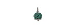 Ciondolo Et Voilà Campanelle Argento verde [04e7cc25]