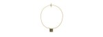 Collana New York Ottone Grigiosole Labradorite [b1887c0e]