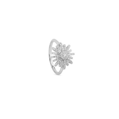 Anello Sole oro bianco con diamanti [9e0df0f9]
