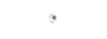 Anello Incantesimo oro bianco diamnte smeraldo [ea23a2ba]