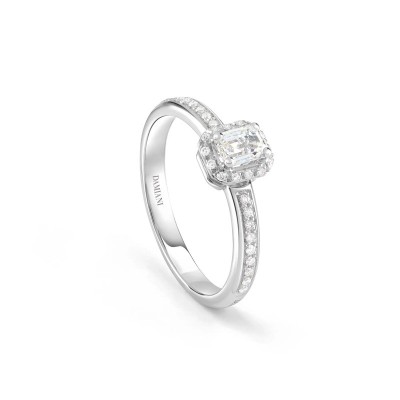 Anello Minou oro bianco con diamante [c1c7fd5a]