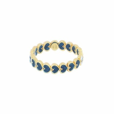 Anello Suoni in smalto blu [7cfebffc]
