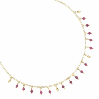 Girocollo Frange Rubini [76d9f47e]