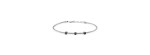 Bracciale Bagliori acciaio brunito oro e diamanti [fa77127b]