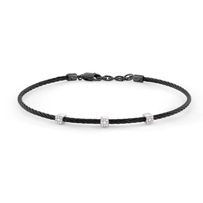 Bracciale Bagliori acciaio oro e diamanti [b70d63da]