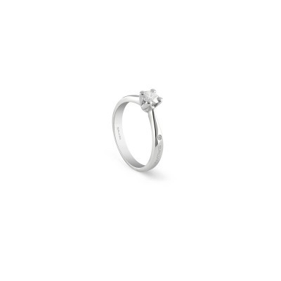 Anello Virginia oro bianco con diamante [9b782bfe]