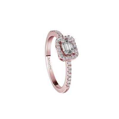 Anello Magia oro rosa con diamanti [377ec39d]