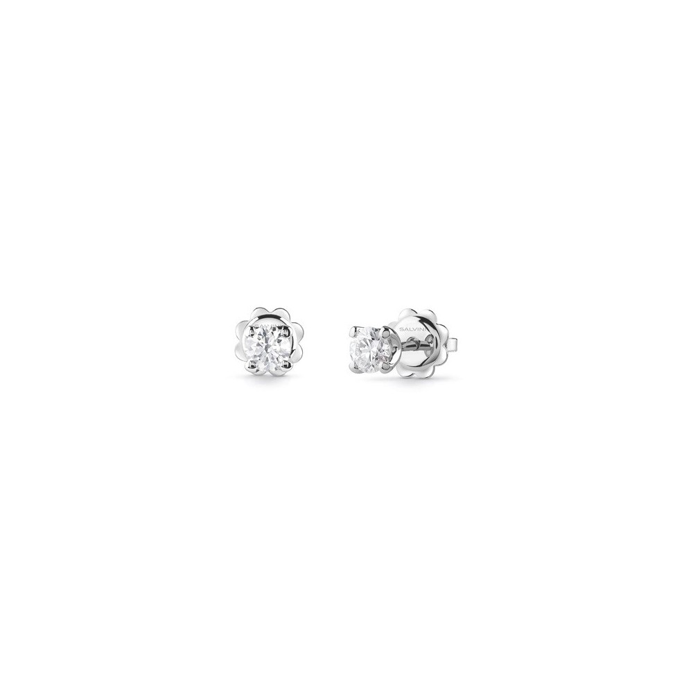 Orecchini Virginia oro bianco con diamanti [6f59481e]