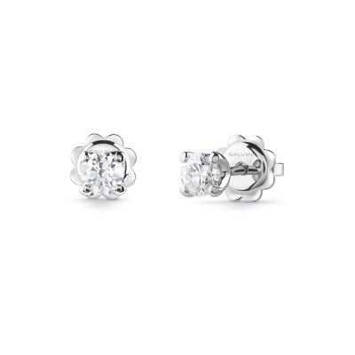 Orecchini Virginia oro bianco con diamanti [b67f0b13]