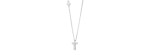Collierino Be Happy T oro bianco 9kt e diamanti [705995ea]