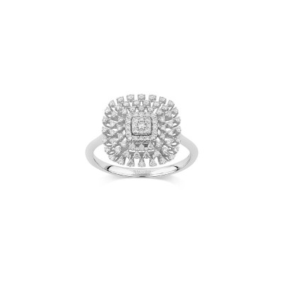 Anello Bagliori oro bianco con diamanti [4a438f1e]