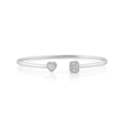 Bracciale Magia oro bianco con diamanti [694078f0]