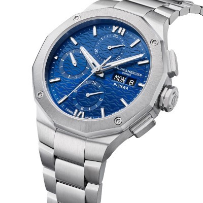 Riviera Auto Cronografo Baume & Mercier 41mm Blu [f10ae04e]