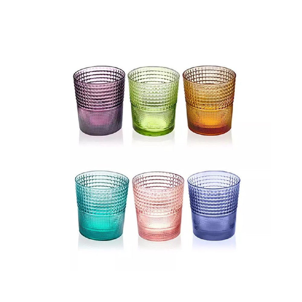 Set 6 bicchieri Speedy Multicolor [5a8036c0]