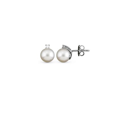 Orecchini Le perle Salvini oro bianco e diamanti [91ee2c5b]