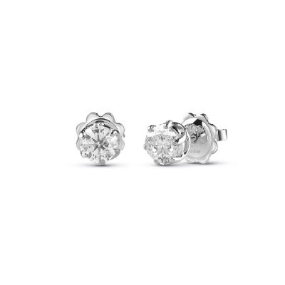 Orecchini Lavinia oro bianco con diamanti [dd440862]