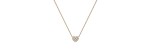Collana Cuore Pavè diamanti oro 18kt [a0dc412d]