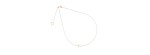 Girocollo Croce passante oro 18kt [21d08d83]