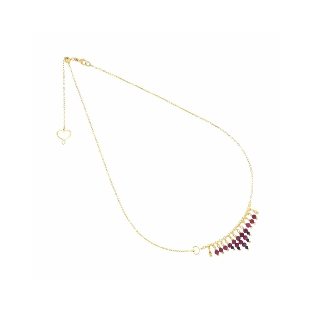 Girocollo Frange Rubino e Zaffiro Maman Et Sophie [0a93832f]