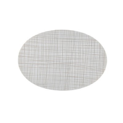 Piatto ovale 34 cm Mesh Line Walnut [36556a00]