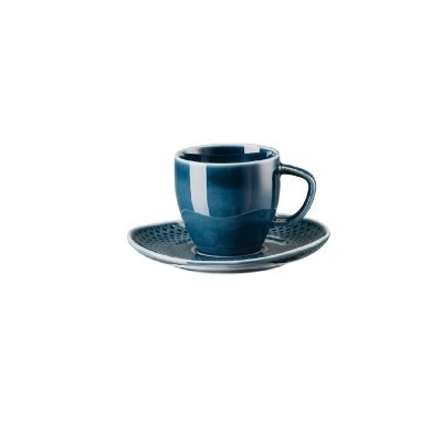 Piattino tazza espresso Junto Ocean Blue [da7f2846]