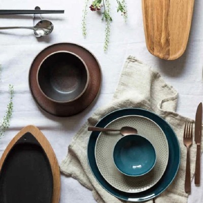 Piatto piano 16 cm Junto Bronze [feef9e83]