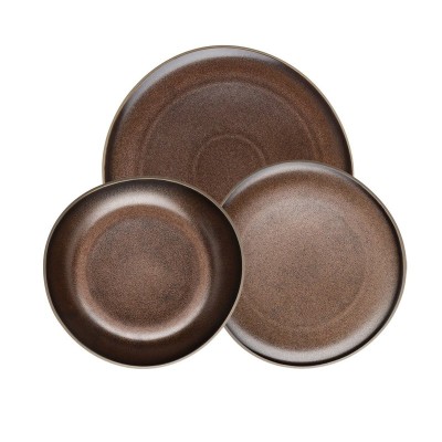 Piatto fondo 17 cm Junto Bronze [f76d26d6]