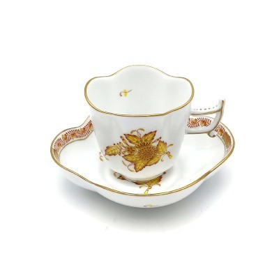 Tazza con piattino Herend Apponyi Yellow AJ [ea566d18]