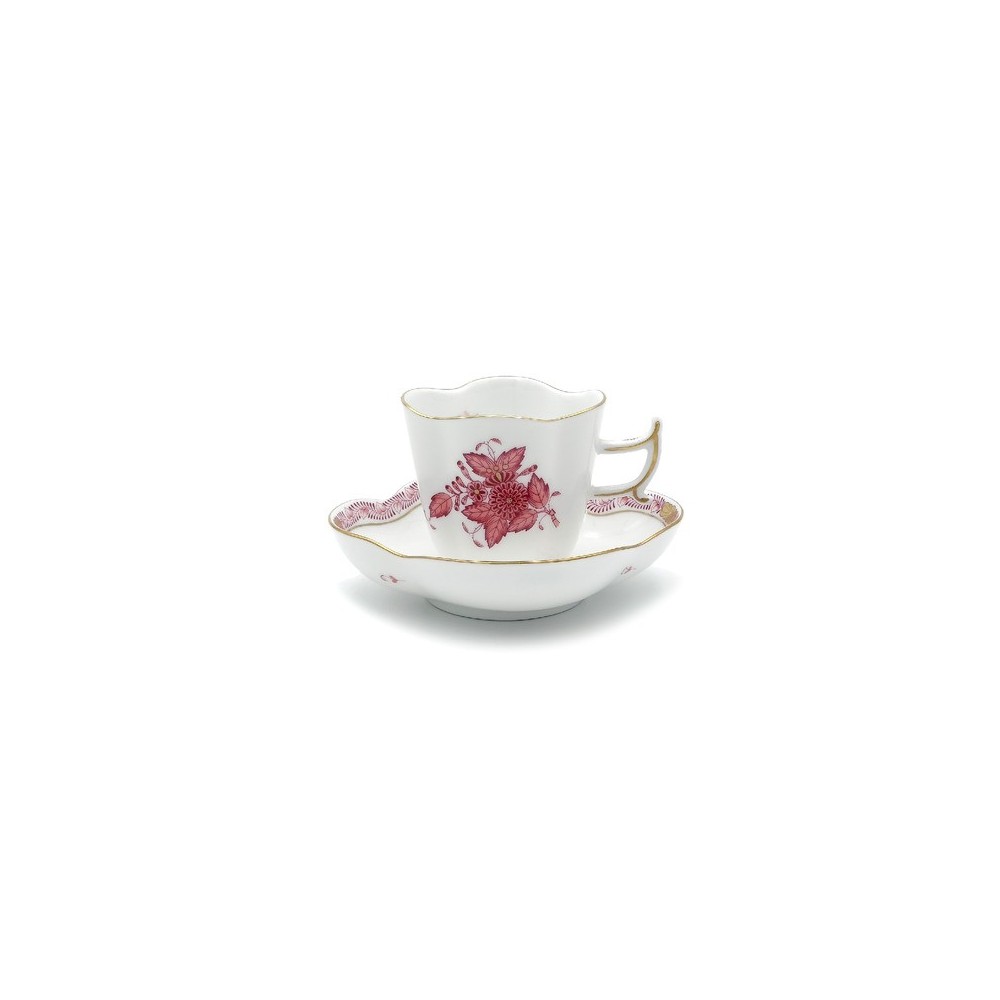 Tazza con piattino Herend Apponyi Raspberry AP2 [c91c959f]