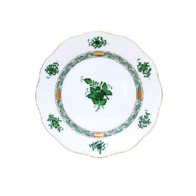 Piatto frutta Herend Apponyi Green [48ce145d]