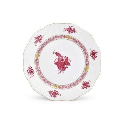 Piatto frutta Herend Apponyi fucsia AP2 [a07a06ba]