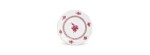 Piatto frutta Herend Apponyi fucsia AP2 [a07a06ba]