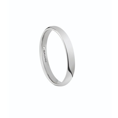Fede nuziale Special Day oro bianco e diamante [dfedcc46]