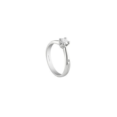 Anello Virginia oro bianco con diamante [128d42fc]
