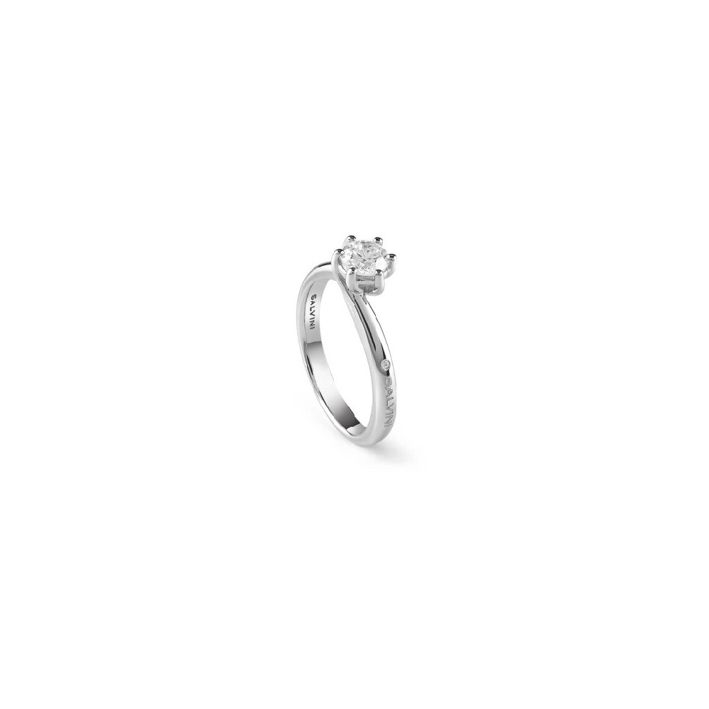 Anello Lavinia oro bianco con diamante [d1d97afa]