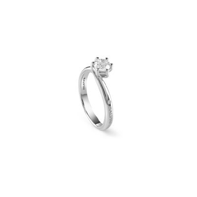 Anello Lavinia oro bianco con diamante [d1d97afa]