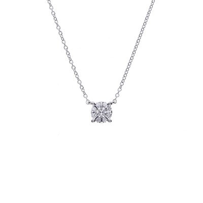 Collierino Daphne oro bianco con diamanti [f33473a0]