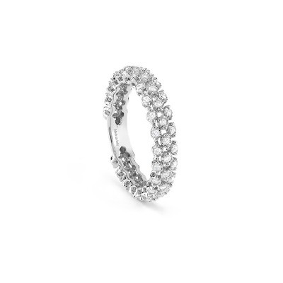 Anello Cachemire oro bianco e diamanti [d4328f96]