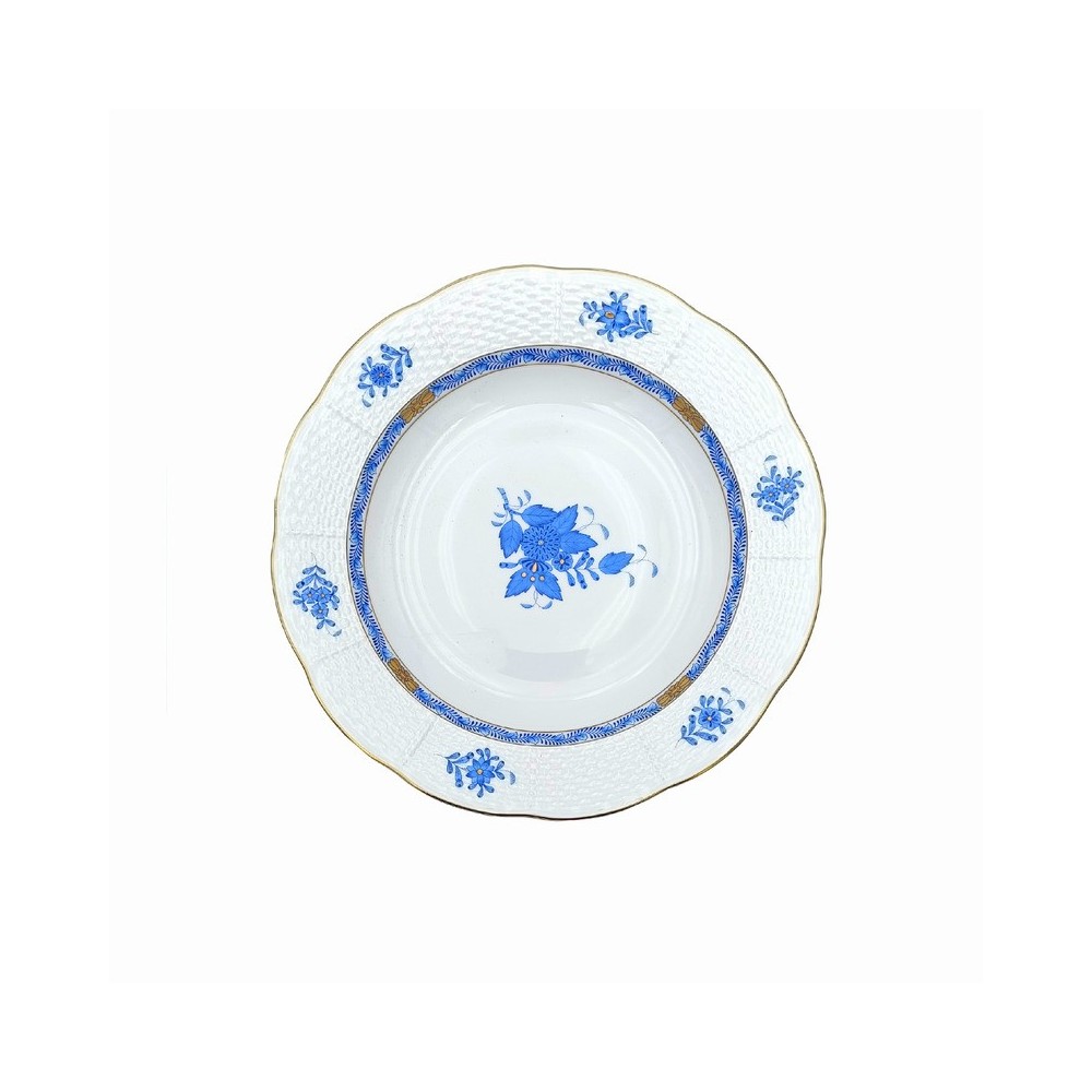 Piatto fondo Herend Apponyi blu AB [e87a33d6]