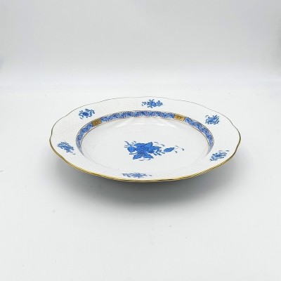 Piatto fondo Herend Apponyi blu AB [315c70db]