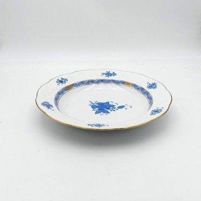 Piatto fondo Herend Apponyi blu AB [315c70db]