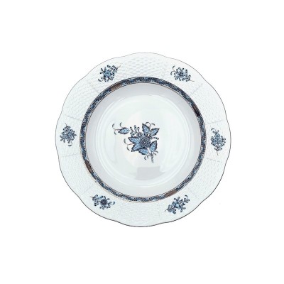 Piatto fondo Herend Apponyi Turchese ATQ3PT [5aae5f7b]