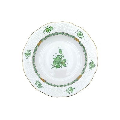 Piatto fondo Herend Apponyi Green AV [8400dbcc]