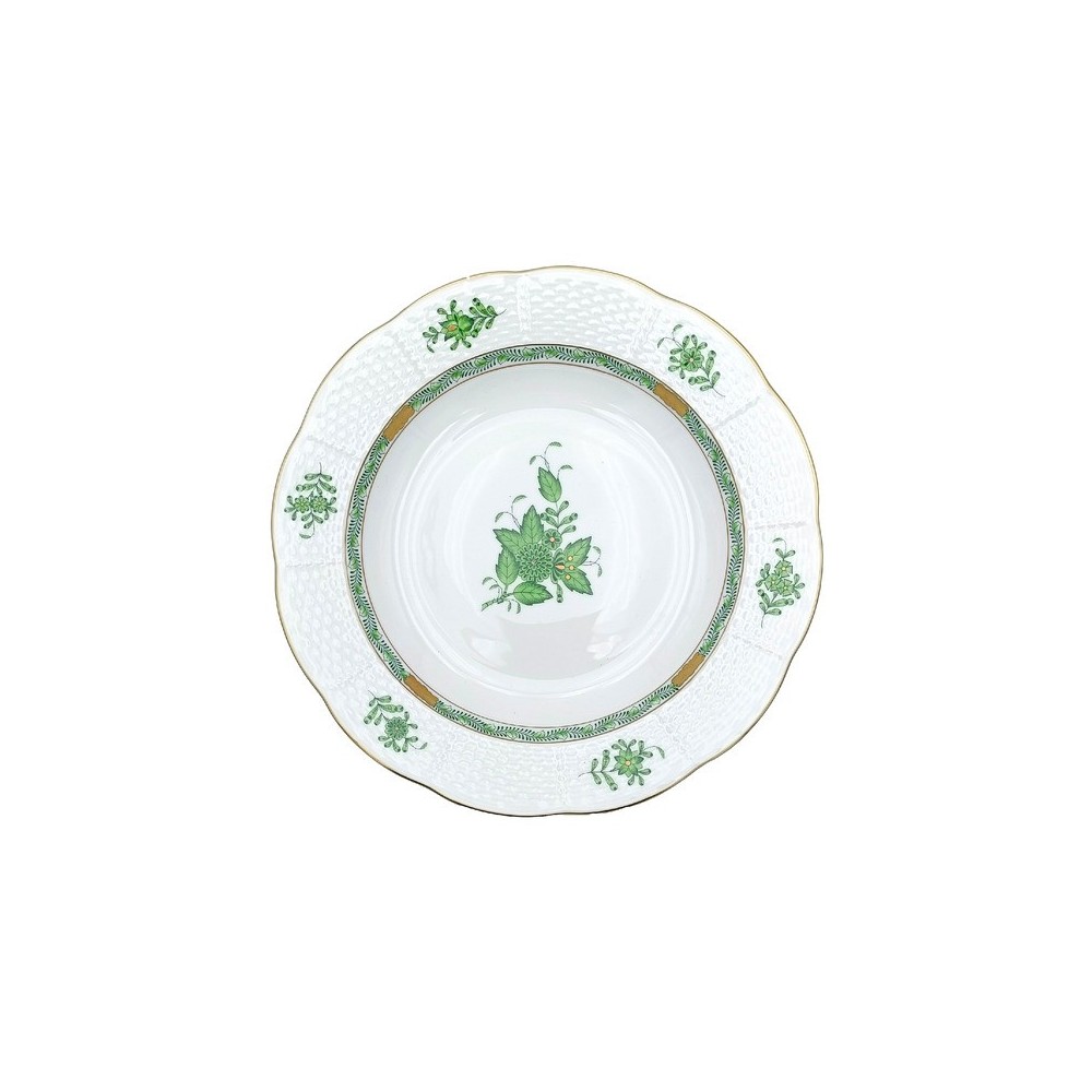 Piatto fondo Herend Apponyi Green AV [8400dbcc]