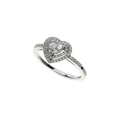 Anello Classic oro bianco con diamanti [8a40ca9c]
