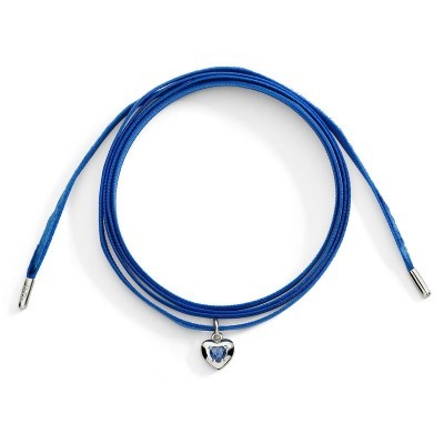 Ciondolo Cuore argento Zaffiro sintetico [6d2b727a]