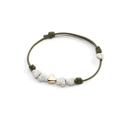 Componenti Cuore argento diamantato [07d421d2]
