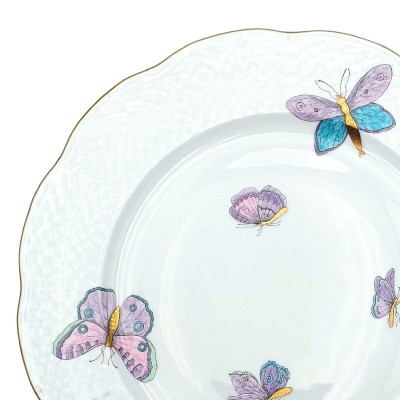 Piatto piano Herend Royal Garden Butterfly EVICTP2 [d3c601ce]
